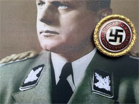 Otto Ohlendorf Gold Party Badge