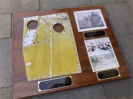 PIece of "My Gal Sal" B17 Bomber