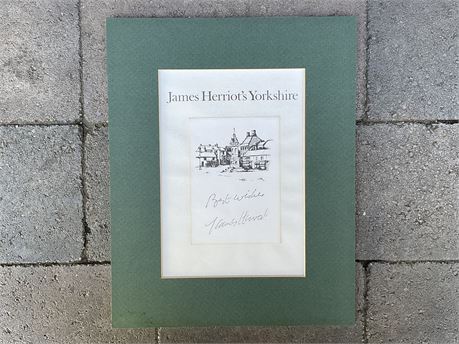 James Herriot Autograph