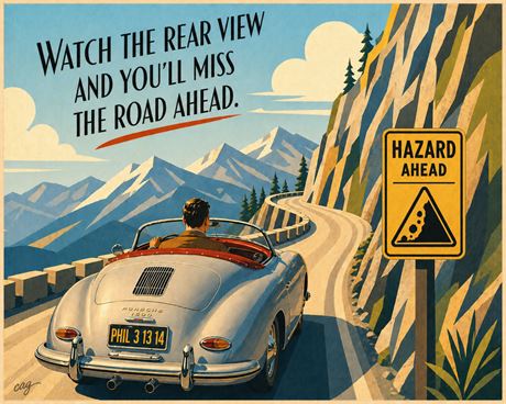 Vintage Road Safety Poster