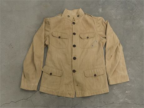 WWI Khaki Blouse, Cotton