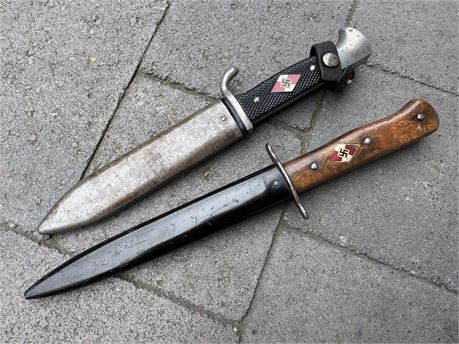 Lot of 2: HJ Knife and Fighting Knife