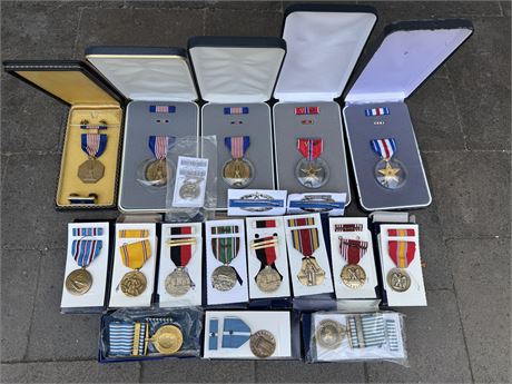 Duplicate Medal Group of Ernest K. Turner