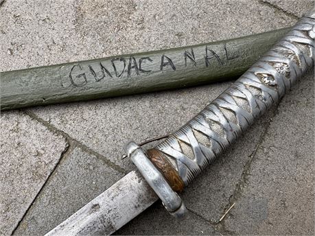 Last Ditch Samurai NCO Sword, Guadalcanal Bring-Back