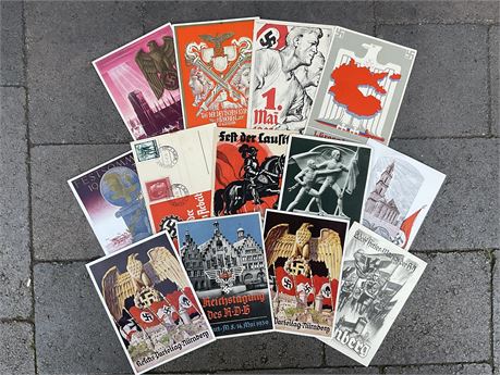 Collection of 13 Political Post Cards