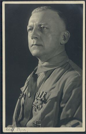 Gauleiter Adolf Wagner Portrait Postcard