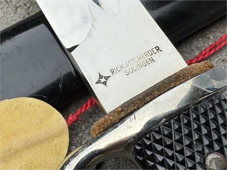 Dress Bayonet, Richard Herder with Partial Tag