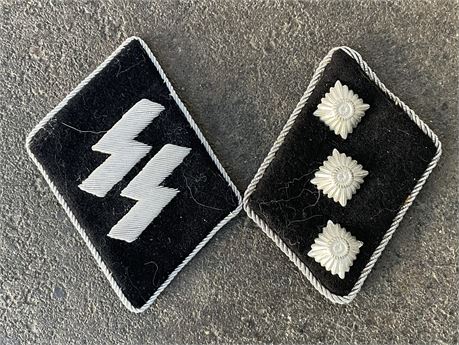 Set of SS Insignia for Untersturmführer (Second Lieutenant)