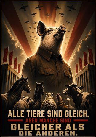 Orwellian Propaganda Poster