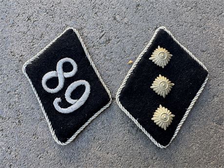 89th SS Standarte (Austria) Officer Tabs