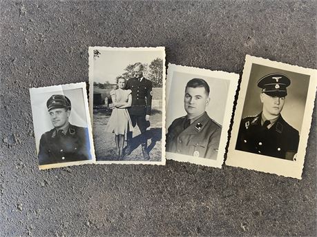 Lot of 4 Studio Photos of SS Members