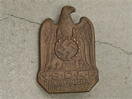 NSDAP 1933 Reichsparteitag Day Badge/Decoration