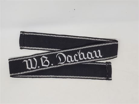 SS WB Dachau Cuffband.