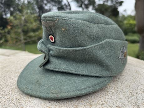 German Army M43 Field Cap with Edelweiss Badge