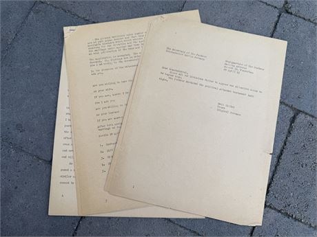 Copy of Hitler's Last Will and Testament, Translated