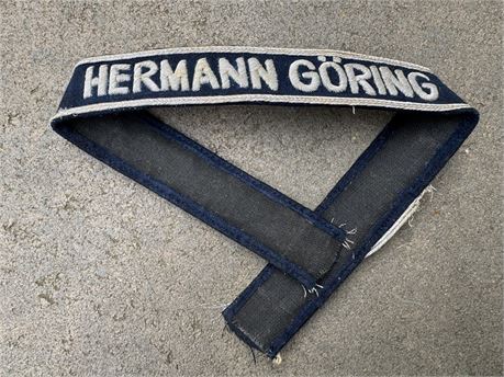 Hermann Goring Division Officer Bullion Cuffband