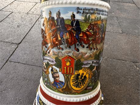 Imperial Stein, Artillery Motif, 1906