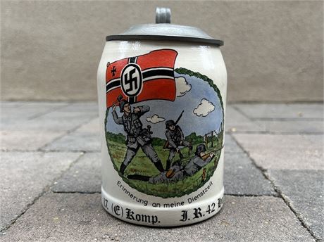 REPRODUCTION III. Reich Infantry Regiment Beer Stein