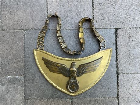 Political Leaders' Standard Bearer Gorget with Chain
