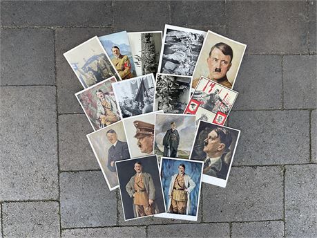 Group of 15 Hitler Post Cards