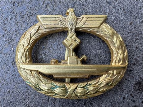 U-Boat Badge, Steinhauer & Luck (Unmarked)