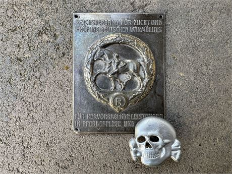 Plaque Device, Silver Plated Brass