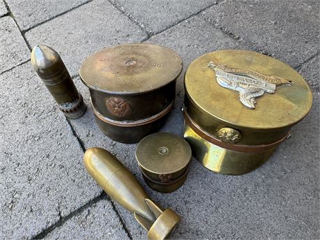 Trench Art, 5 Piece Set