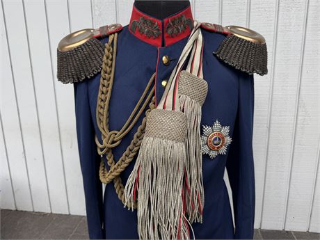 Prussian General's Dress Uniform with Belt and Reproduction Breast Star