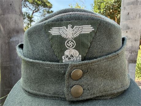 M43 SS Officer Cap, Bullion Piping