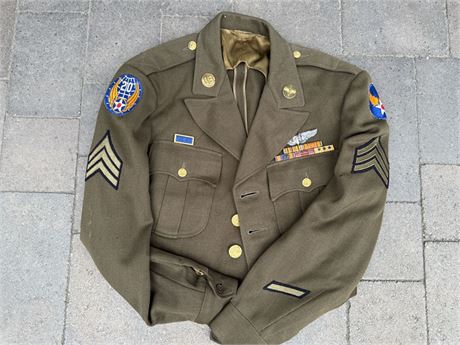 WWII Army Air Force Custom Ike Jacket for Gunner