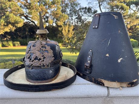 NCO Spike Helmet with Dome Case