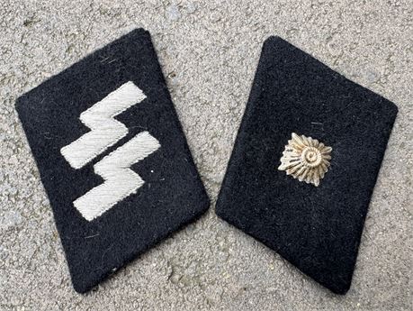 Early Waffen SS / SS-VT Collar Tabs