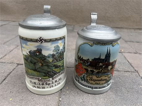 Pair of Steins from Regensburg