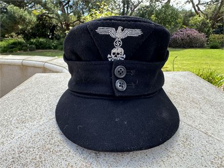Dachau Production SS M43 Panzer Cap