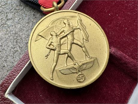 Sudetenland Medal with Case