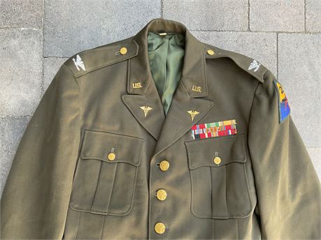 WWII Army Armored Division Medical Colonel's Blouse