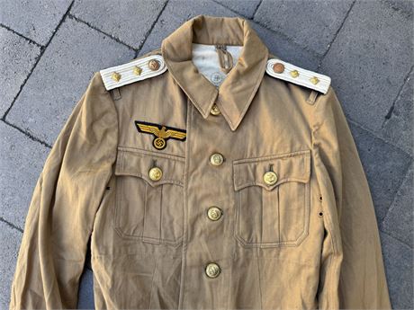 Kriegsmarine Tropical Officer Tunic