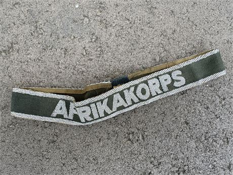 AfrikaKorps Armband, Uniform Removed