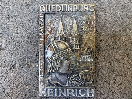 German SS Quedlinburg Badge 1936