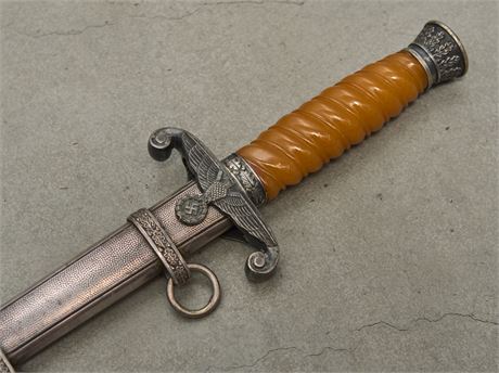 Army Officer Dagger with Glass Handle