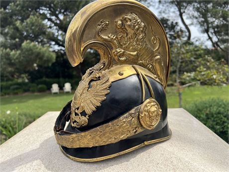 Imperial Austrian Dragoon Officer Helmet