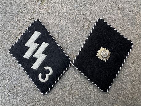 SS3 Collar Tabs, Matching Pair, Der Fuhrer Regiment
