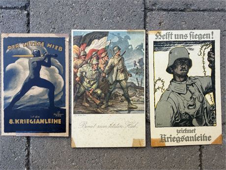 Rare World War One Postcard Group