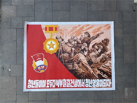 CG DF North Korean Painted Poster