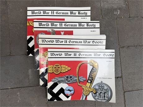 World War II German War Booty Books Volumes II-V