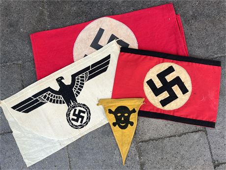 Group of Cloth Items (Only Sports Shirt Emblem is Original)